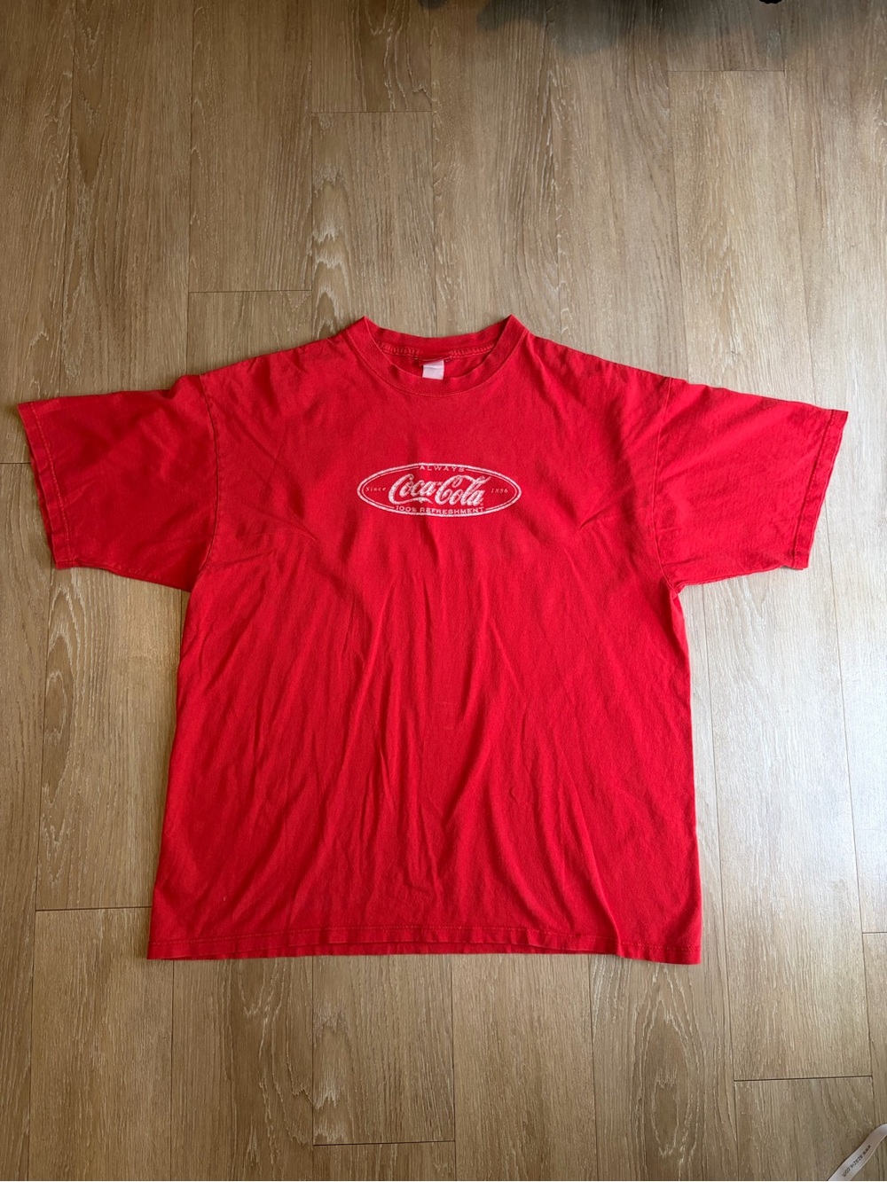 Vintage Red Cotton Coca-Cola T-Shirt